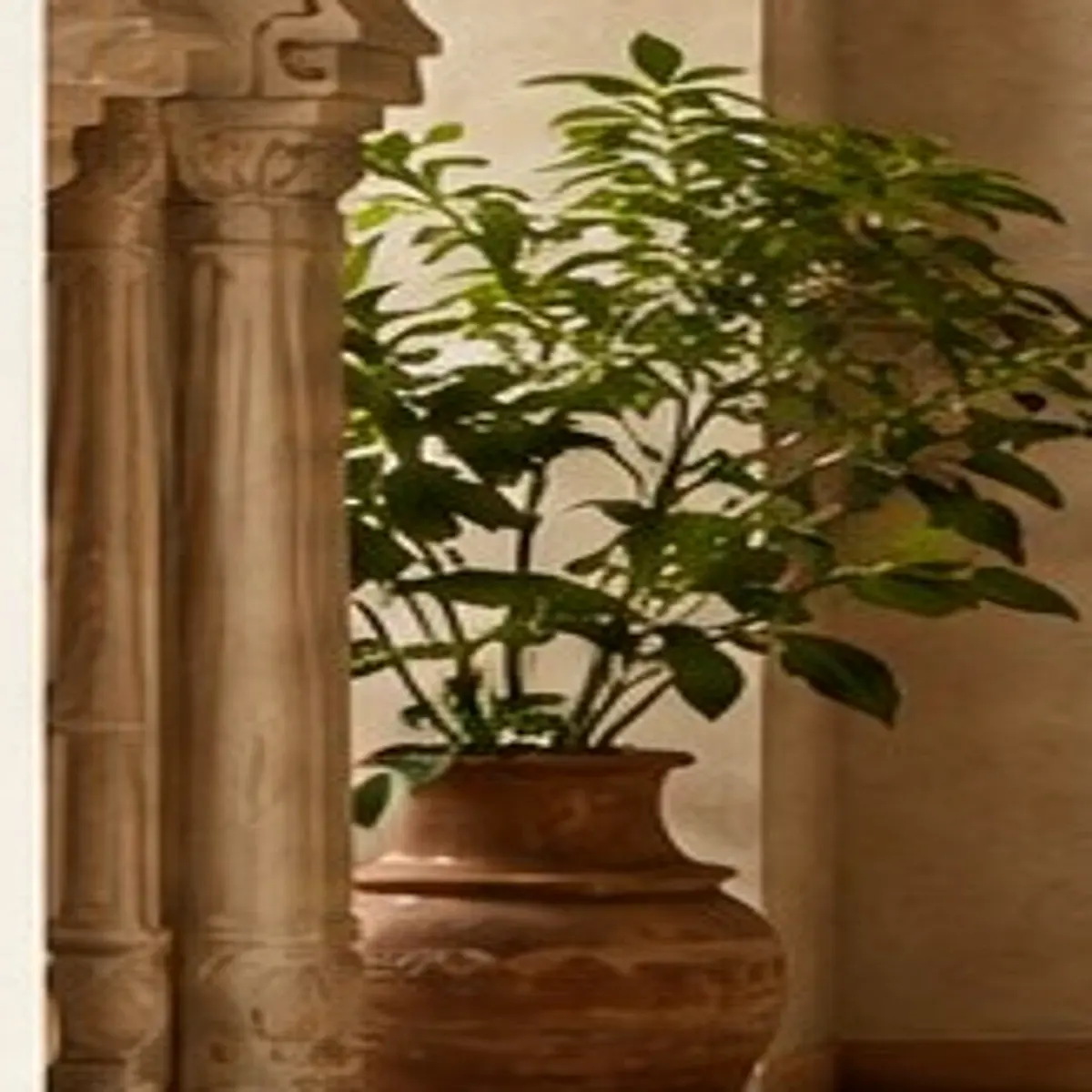Terracotta Heritage Vase