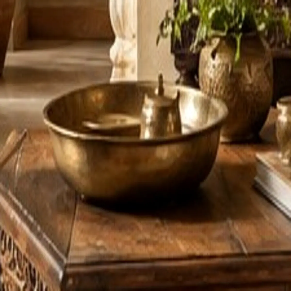 Brass Hanging Lamp
